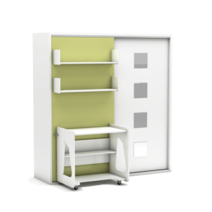 Opklapbed met bureau