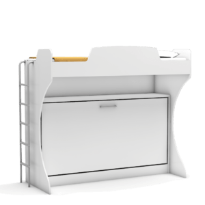 Opklap stapelbed