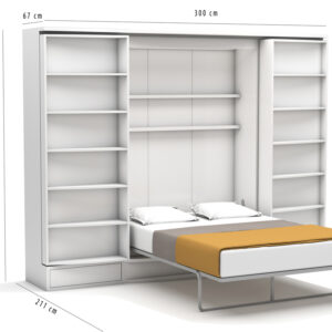 Tweepersoons opklapbed Suit 140 x 200 cm