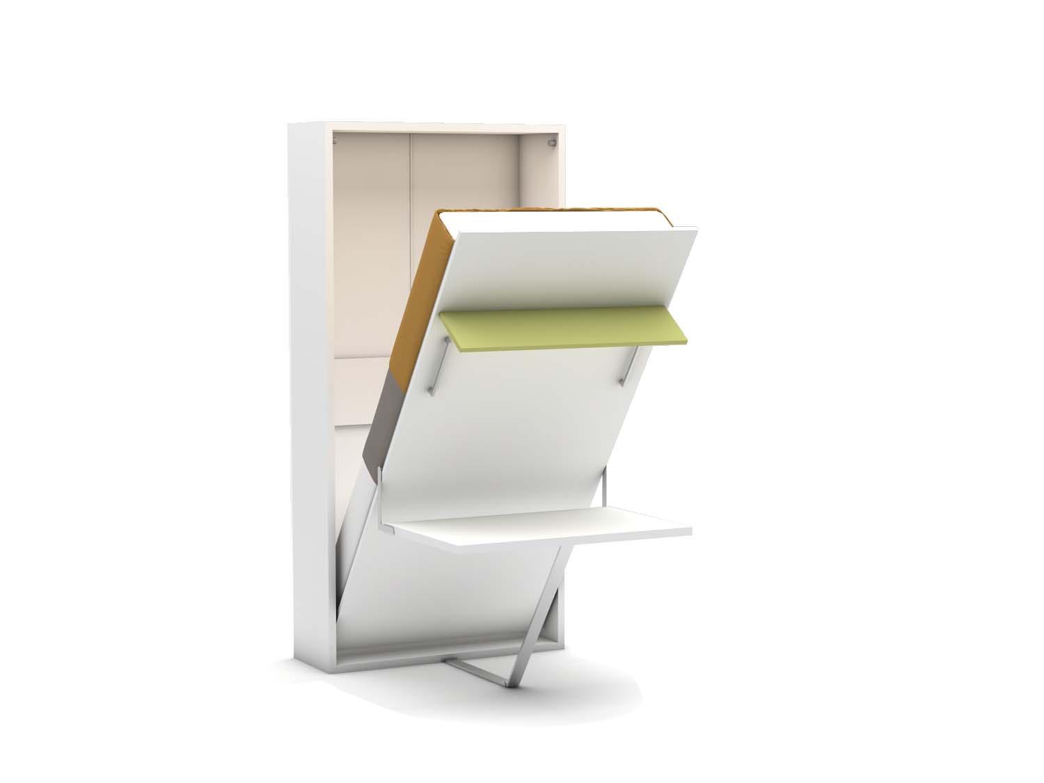 Eenpersoons opklapbed met  bureau - Happy - Verde