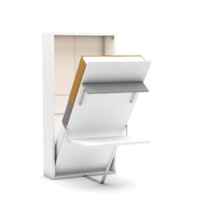Eenpersoons opklapbed met  bureau - Happy - grijs